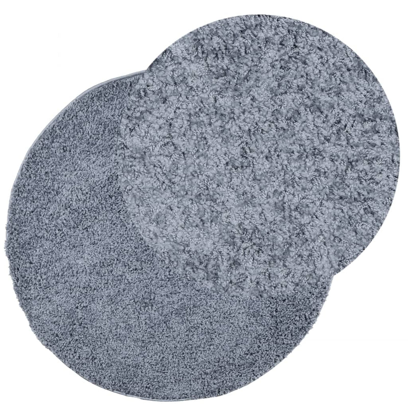 Load image into Gallery viewer, Vidaxl vloerkleed pamplona shaggy hoogpolig modern ø 240 cm blauw