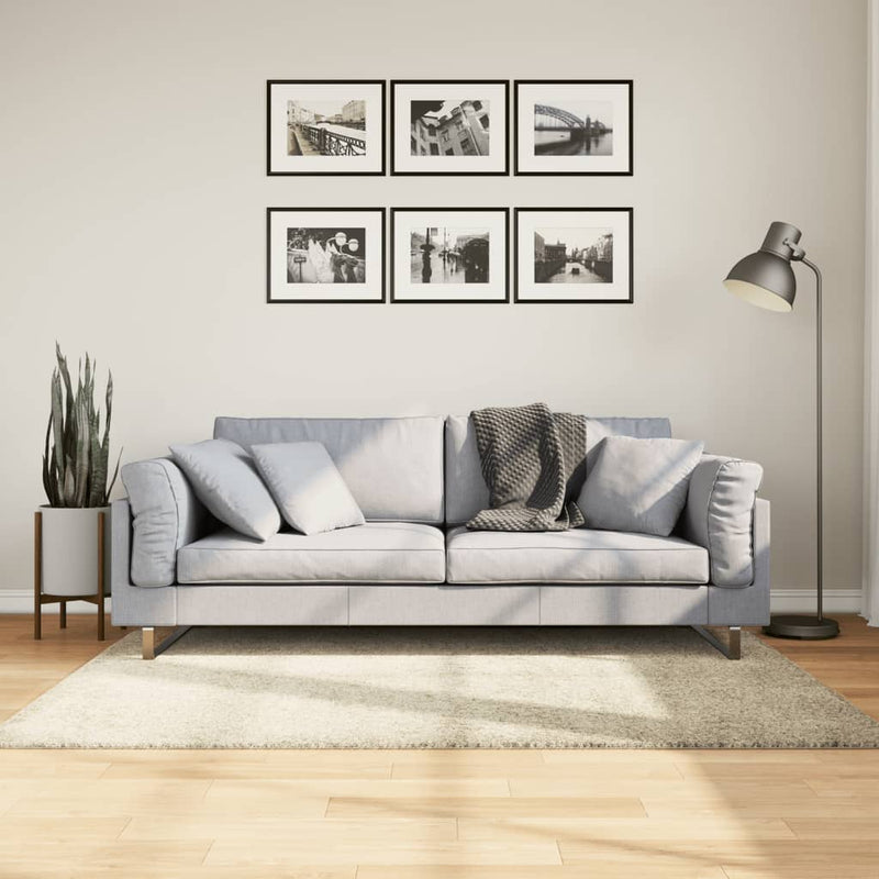 Load image into Gallery viewer, Vidaxl vloerkleed pamplona shaggy hoogpolig modern 120x170 cm goud