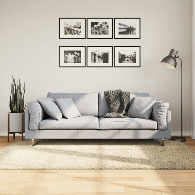 Load image into Gallery viewer, Vidaxl vloerkleed pamplona shaggy hoogpolig modern 140x200 cm goud
