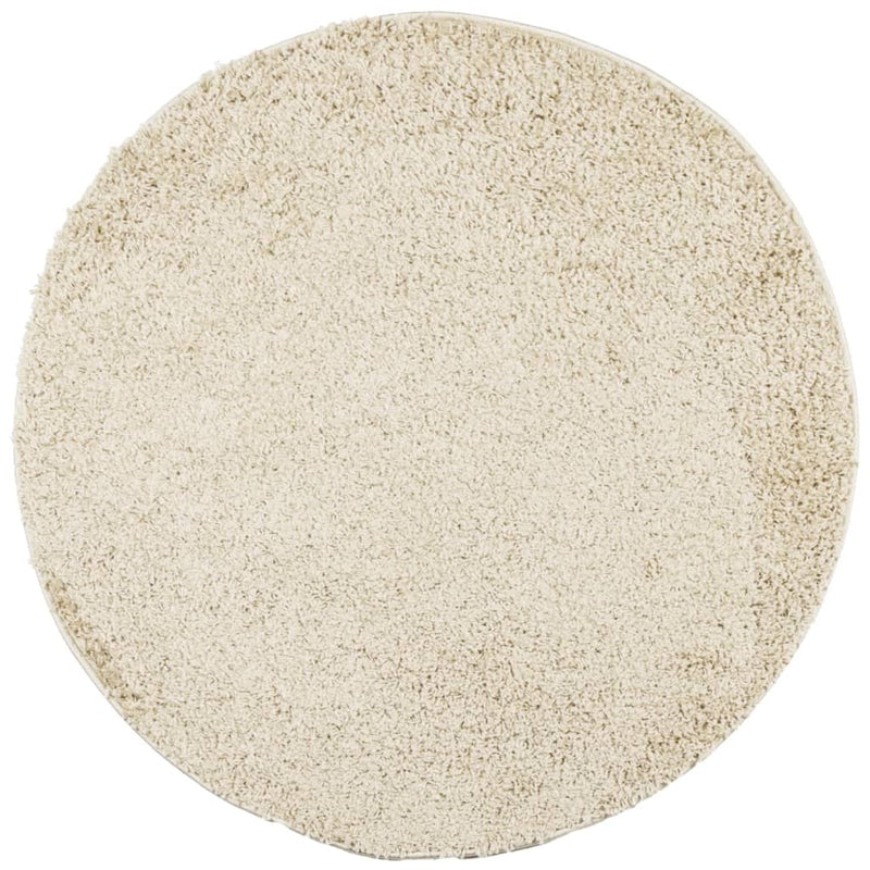 Load image into Gallery viewer, Vidaxl vloerkleed pamplona shaggy hoogpolig modern ø 80 cm goudkleurig