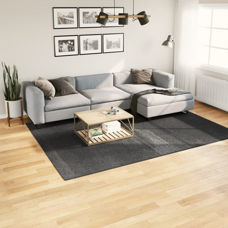 Load image into Gallery viewer, Vidaxl vloerkleed iza laagpolig scandinavisch 200x280 cm antraciet