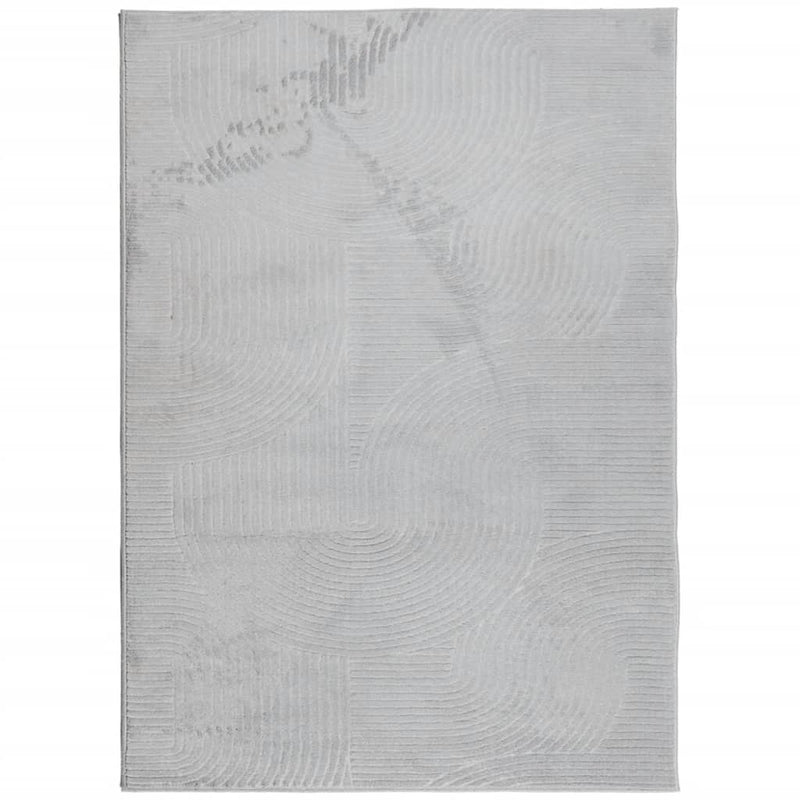 Load image into Gallery viewer, Vidaxl vloerkleed iza laagpolig scandinavisch 200x280 cm grijs
