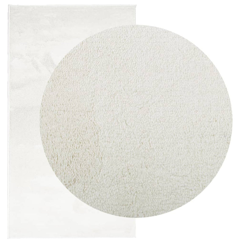 Load image into Gallery viewer, Vidaxl vloerkleed oviedo laagpolig 60x110 cm crèmekleurig