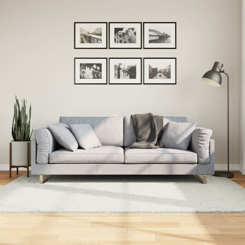 Load image into Gallery viewer, Vidaxl vloerkleed oviedo laagpolig 140x200 cm crèmekleurig