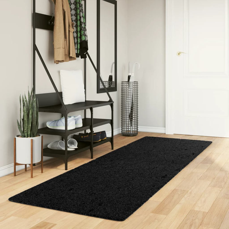 Load image into Gallery viewer, VidaXL Vloerkleed OVIEDO laagpolig 80x250 cm zwart