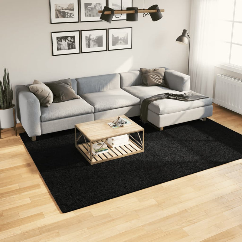 Load image into Gallery viewer, Vidaxl vloerkleed oviedo laagpolig 200x280 cm zwart