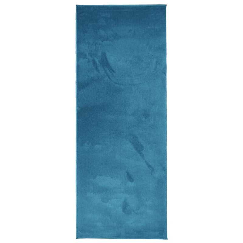 Load image into Gallery viewer, Vidaxl vloerkleed oviedo laagpolig 80x200 cm turquoise