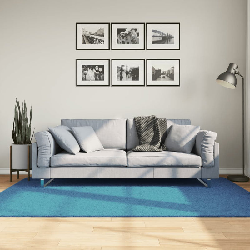 Load image into Gallery viewer, Vidaxl vloerkleed oviedo laagpolig 140x200 cm turquoise