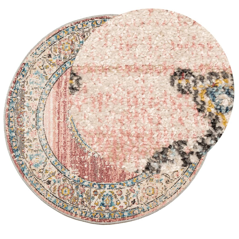 Load image into Gallery viewer, Vidaxl vloerkleed arbizu binnen en buiten vintage stijl ø 200 cm