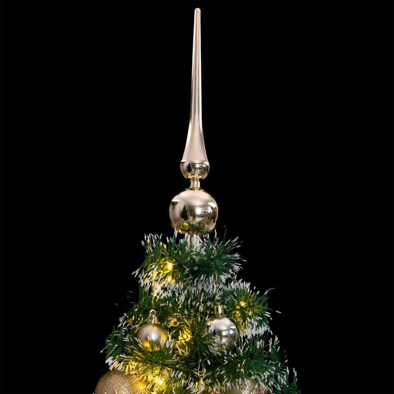 Load image into Gallery viewer, VidaXL Kunstkerstboom 150 LED's kerstballen en sneeuw 150 cm
