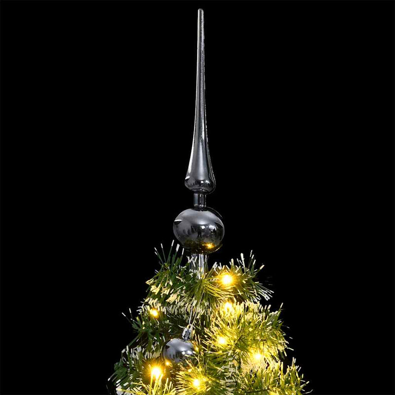 Load image into Gallery viewer, Vidaxl kunstkerstboom met scharnieren 150 led's en kerstballen 150 cm