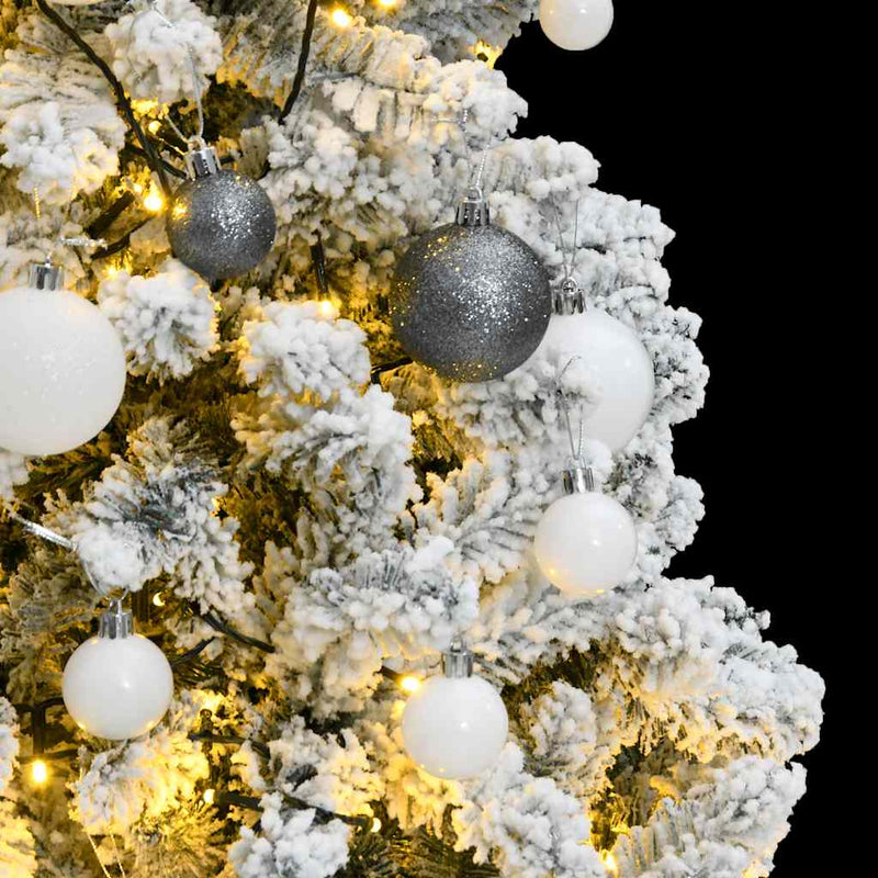 Load image into Gallery viewer, Vidaxl kunstkerstboom met scharnieren 150 led's en kerstballen 150 cm