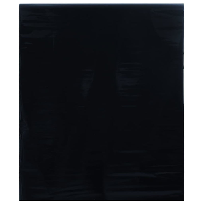 Load image into Gallery viewer, Vidaxl raamfolie statisch matzwart 90 x 2000 cm pvc