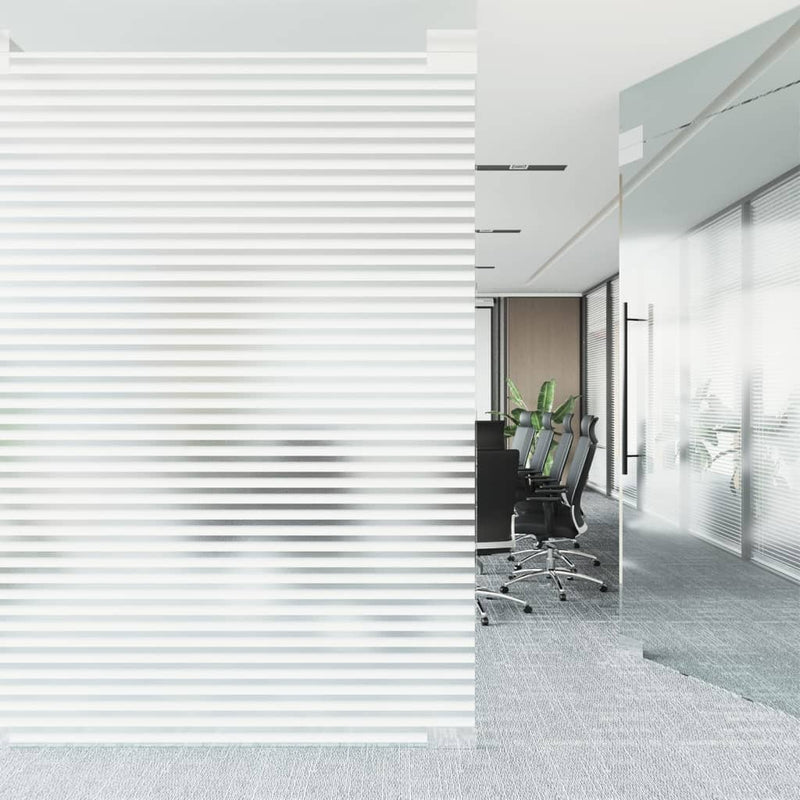 Load image into Gallery viewer, Vidaxl raamfolie strepenpatroon mat 90x500 cm pvc