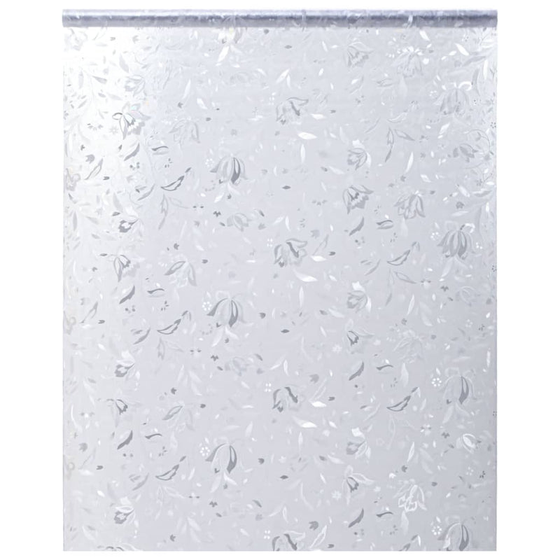 Load image into Gallery viewer, Vidaxl raamfolie bloemenpatroon mat 45x500 cm pvc