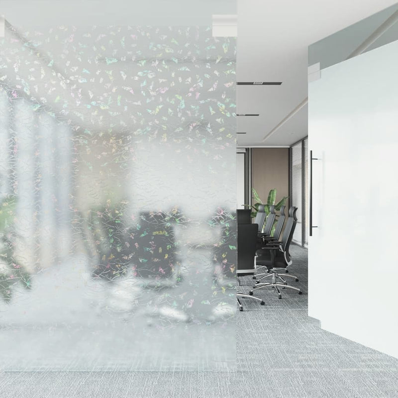 Load image into Gallery viewer, Vidaxl raamfolie 3d regenboogpatroon mat 45x500 cm pvc