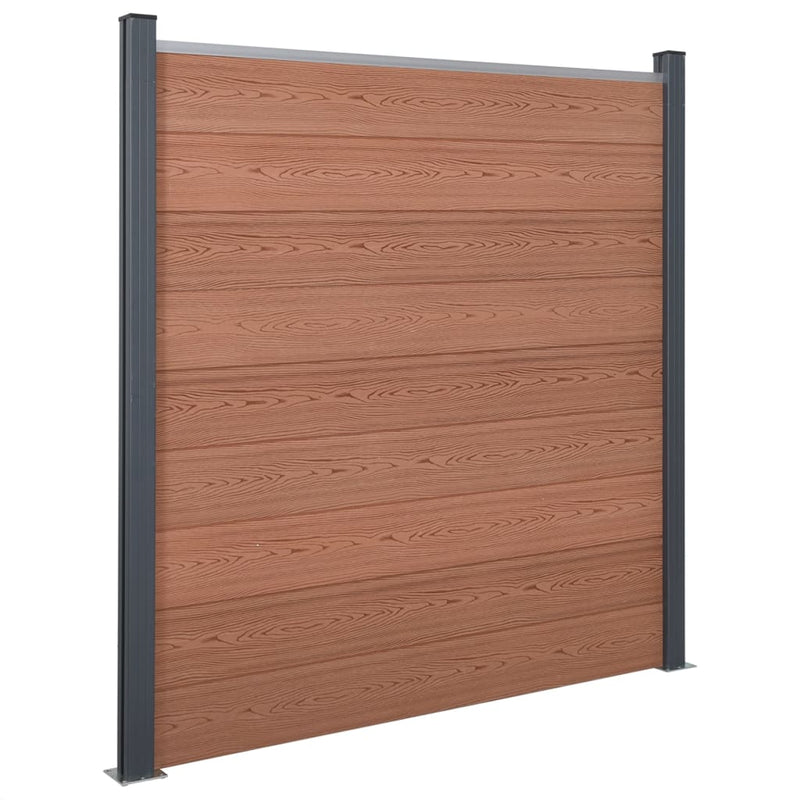 Load image into Gallery viewer, VidaXL Schuttingpaneelset 180x186 cm HKC bruin