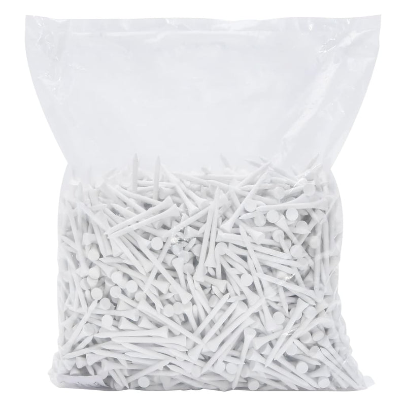 Load image into Gallery viewer, Vidaxl 1000 st golftees 54 mm bamboe wit