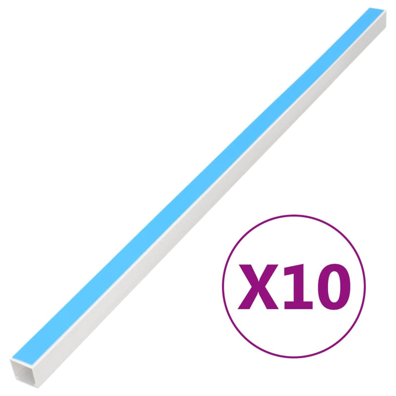Load image into Gallery viewer, Vidaxl kabelgoot zelfklevend 25x16 mm 10 m pvc