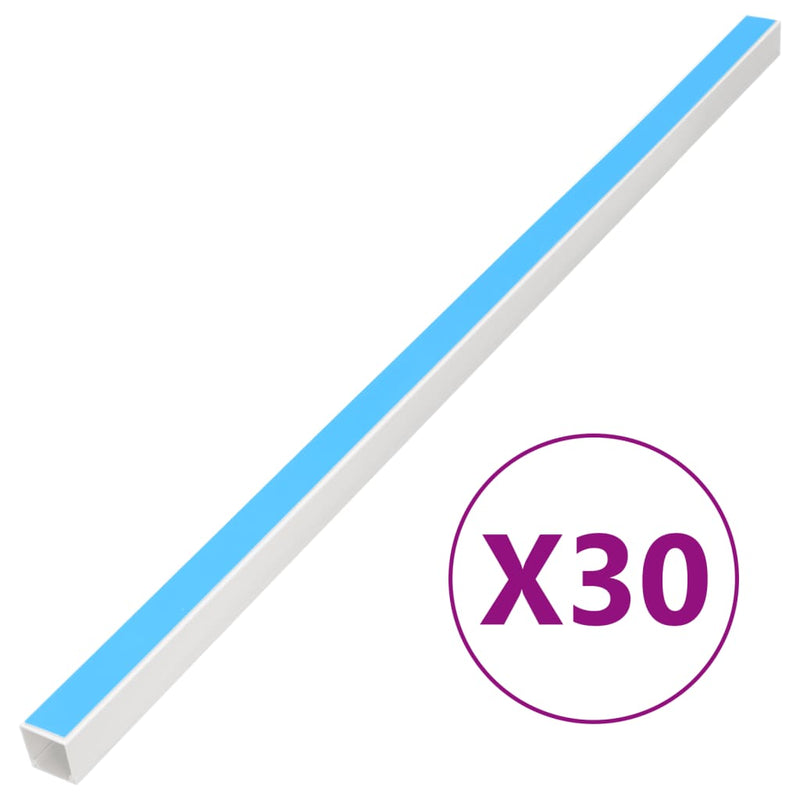 Load image into Gallery viewer, Vidaxl kabelgoot zelfklevend 10x10 mm 30 m pvc