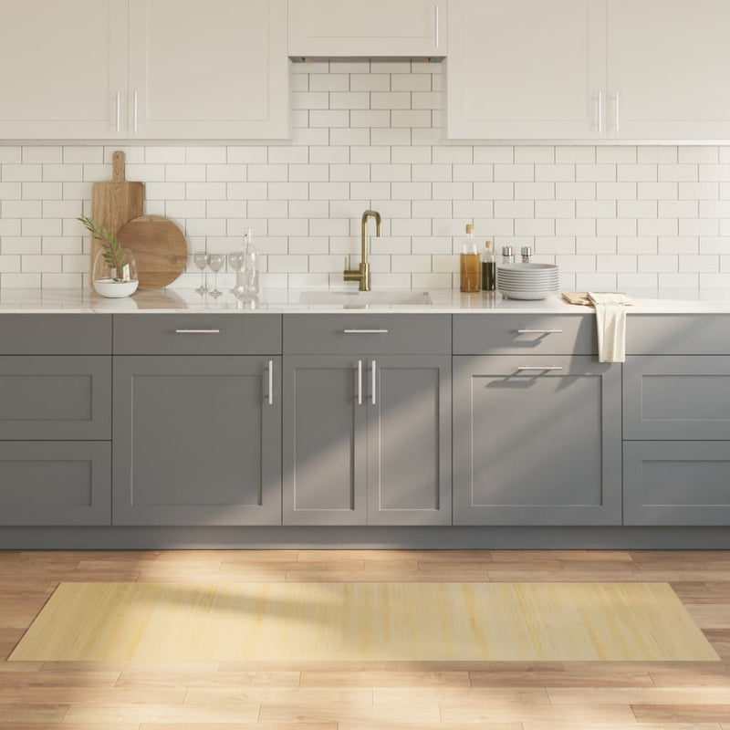 Load image into Gallery viewer, Vidaxl vloerkleed rechthoekig 60x200 cm bamboe lichtnaturel