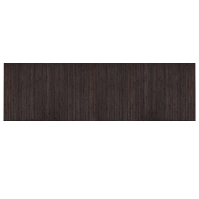 Load image into Gallery viewer, VidaXL Vloerkleed rechthoekig 60x200 cm bamboe donkerbruin