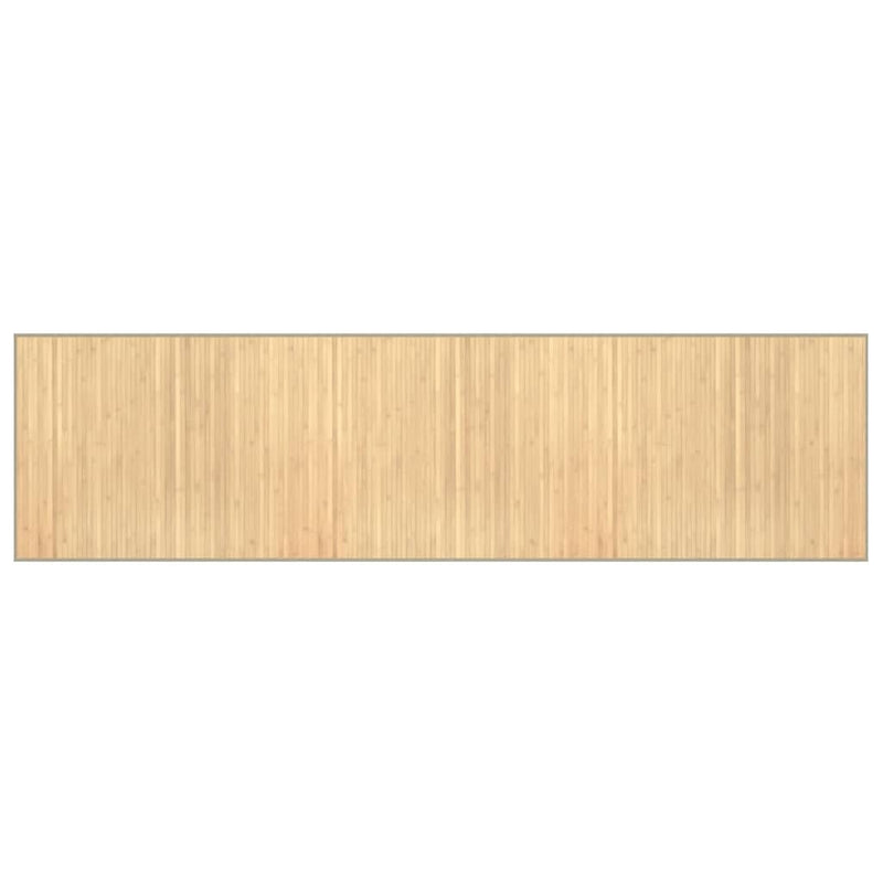 Load image into Gallery viewer, Vidaxl vloerkleed rechthoekig 80x300 cm bamboe lichtnaturel