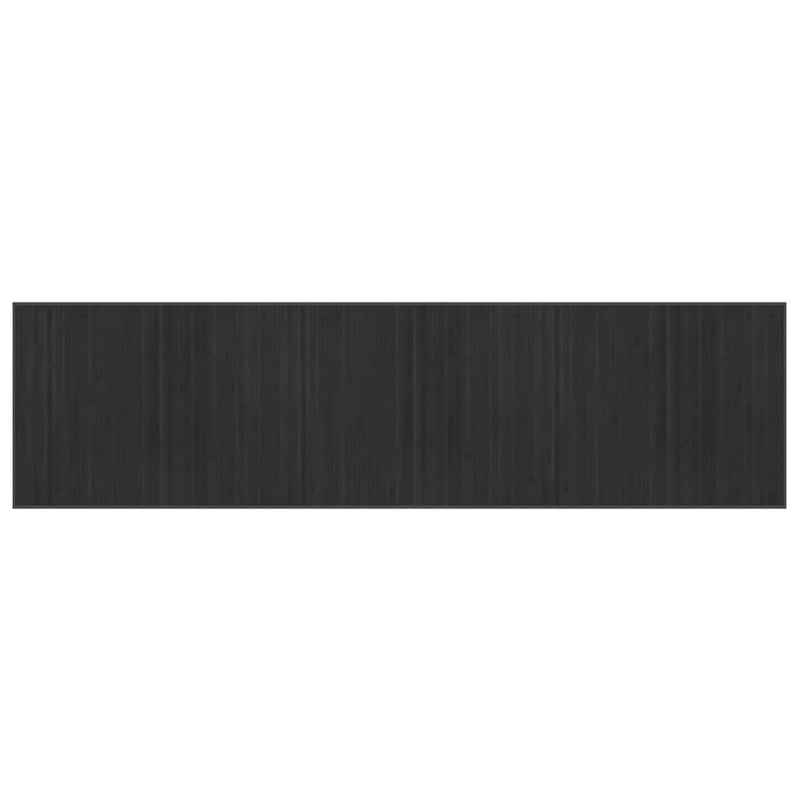 Load image into Gallery viewer, VidaXL Vloerkleed rechthoekig 80x300 cm bamboe grijs