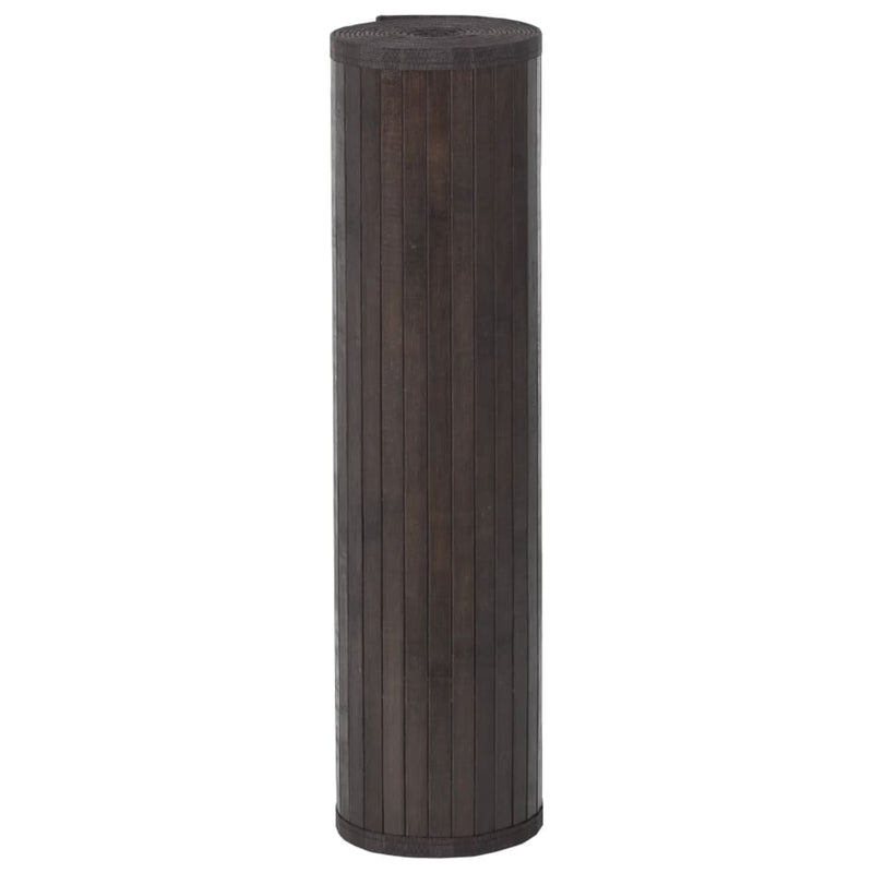Load image into Gallery viewer, Vidaxl vloerkleed rechthoekig 80x300 cm bamboe donkerbruin
