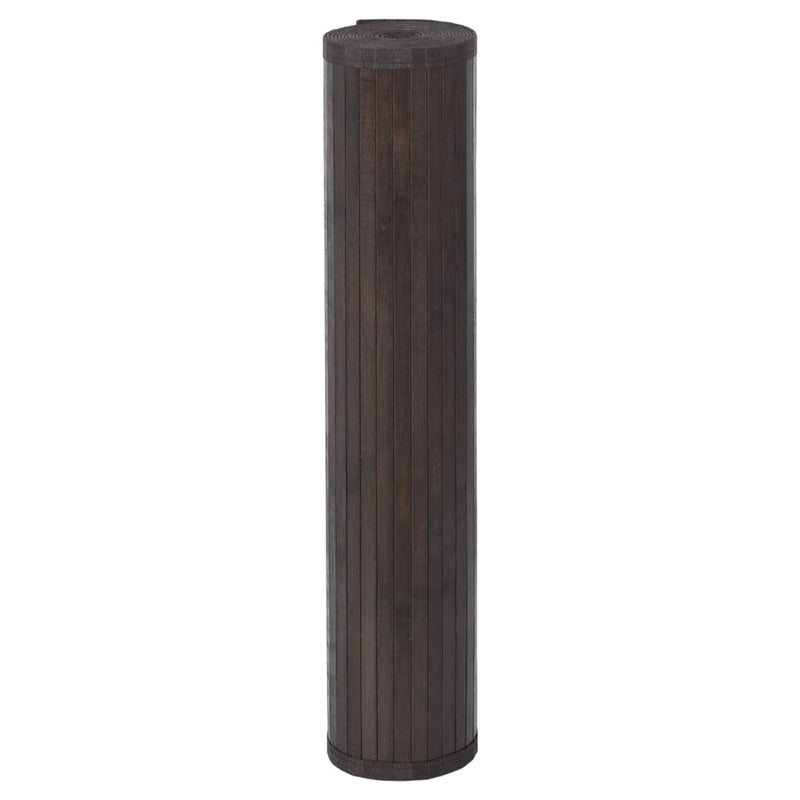 Load image into Gallery viewer, Vidaxl vloerkleed rechthoekig 100x300 cm bamboe donkerbruin