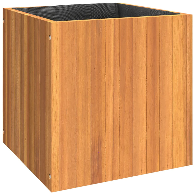 Load image into Gallery viewer, Vidaxl plantenbak 45x45x45 cm massief acaciahout