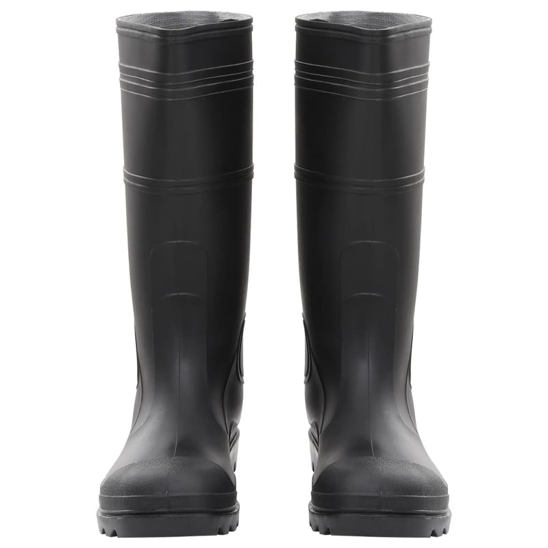 Load image into Gallery viewer, Vidaxl regenlaarzen maat 44 pvc zwart