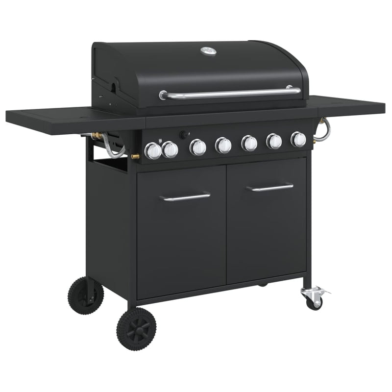 Load image into Gallery viewer, VidaXL Gasbarbecue met 7 branders gepoedercoat staal zwart
