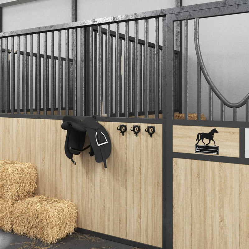 Load image into Gallery viewer, Vidaxl hoofdstelhouders 3 st wandgemonteerd ijzer zwart