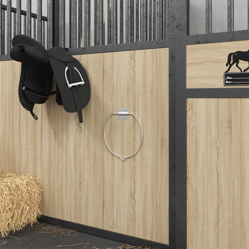 Load image into Gallery viewer, Vidaxl emmerhouder wandmontage staal zilverkleurig