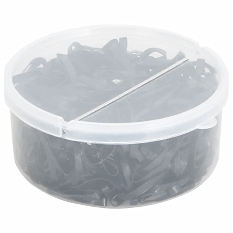 Load image into Gallery viewer, Vidaxl haarelastiekjes paard 500 st silicone zwart