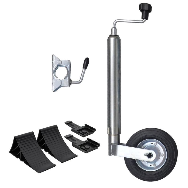 Load image into Gallery viewer, VidaXL Neuswiel met splitklem en wielblokken 48 mm