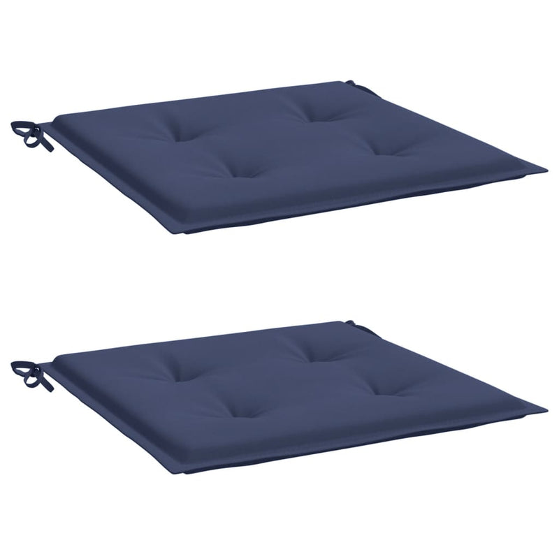 Load image into Gallery viewer, Vidaxl palletkussens 2 st 50x50x4 cm oxford stof marineblauw