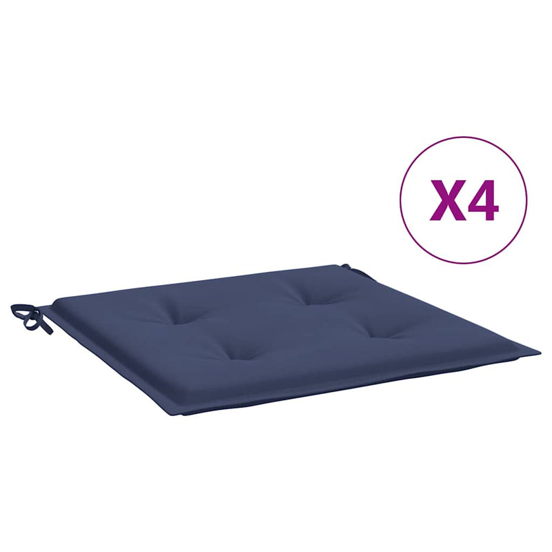 Load image into Gallery viewer, Vidaxl palletkussens 4 st 50x50x4 cm oxford stof marineblauw