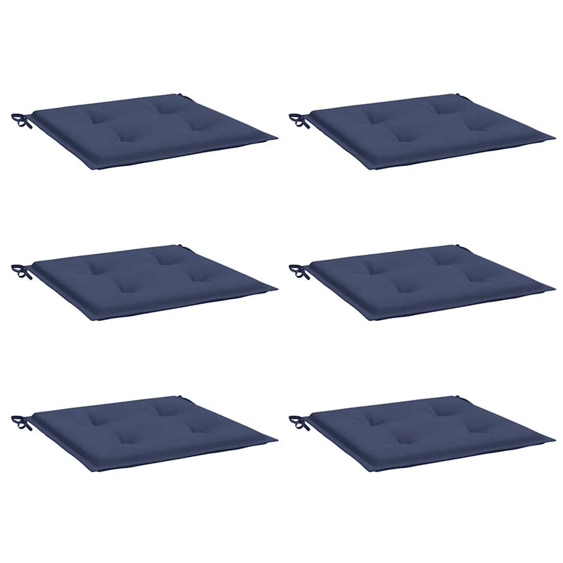 Load image into Gallery viewer, Vidaxl palletkussens 6 st 50x50x4 cm oxford stof marineblauw