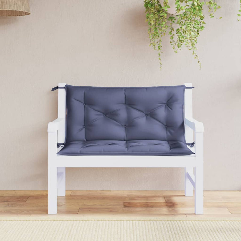 Load image into Gallery viewer, Vidaxl tuinbankkussens 2 st 100x50x7 cm oxford stof marineblauw