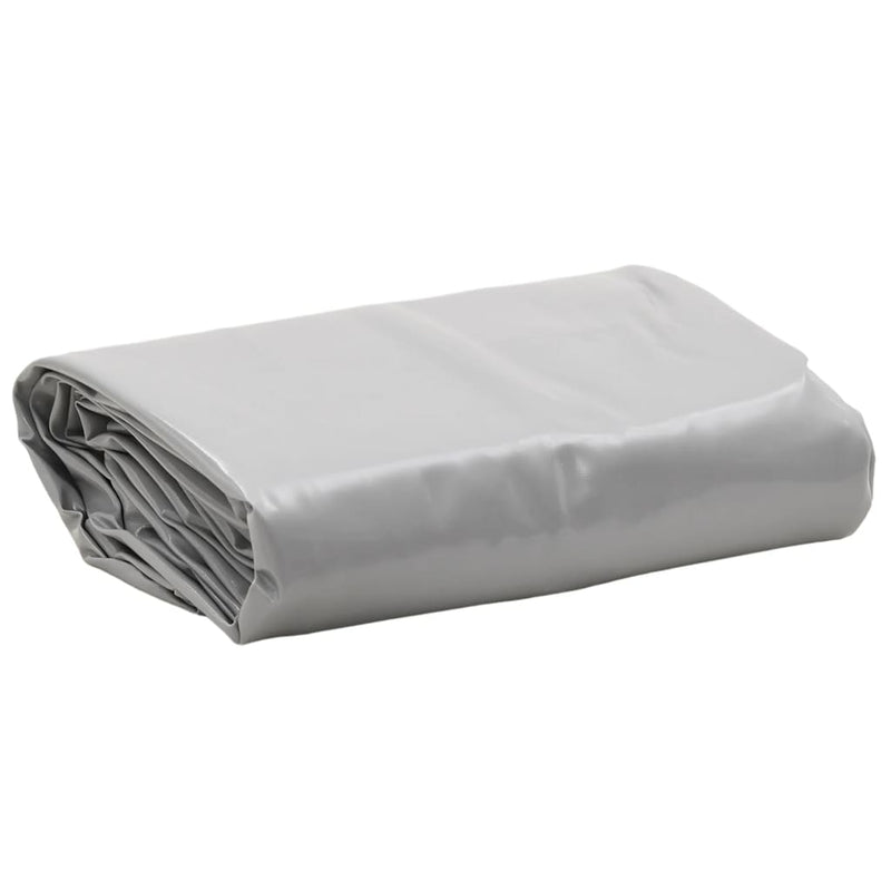 Load image into Gallery viewer, Vidaxl dekzeil 650 g m² ø 4 m grijs