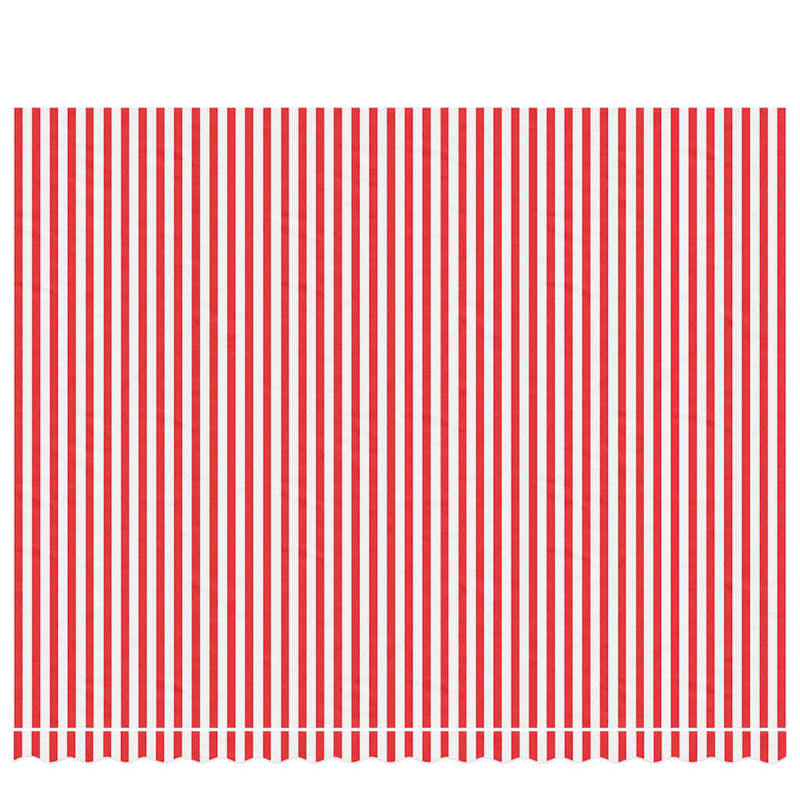Load image into Gallery viewer, Vidaxl vervangingsdoek voor luifel gestreept 4,5x3,5 m rood en wit