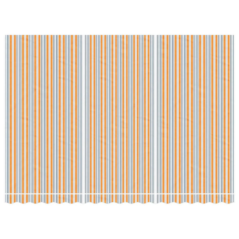 Load image into Gallery viewer, Vidaxl vervangingsdoek voor luifel gestreept 4,5x3 m meerkleurig