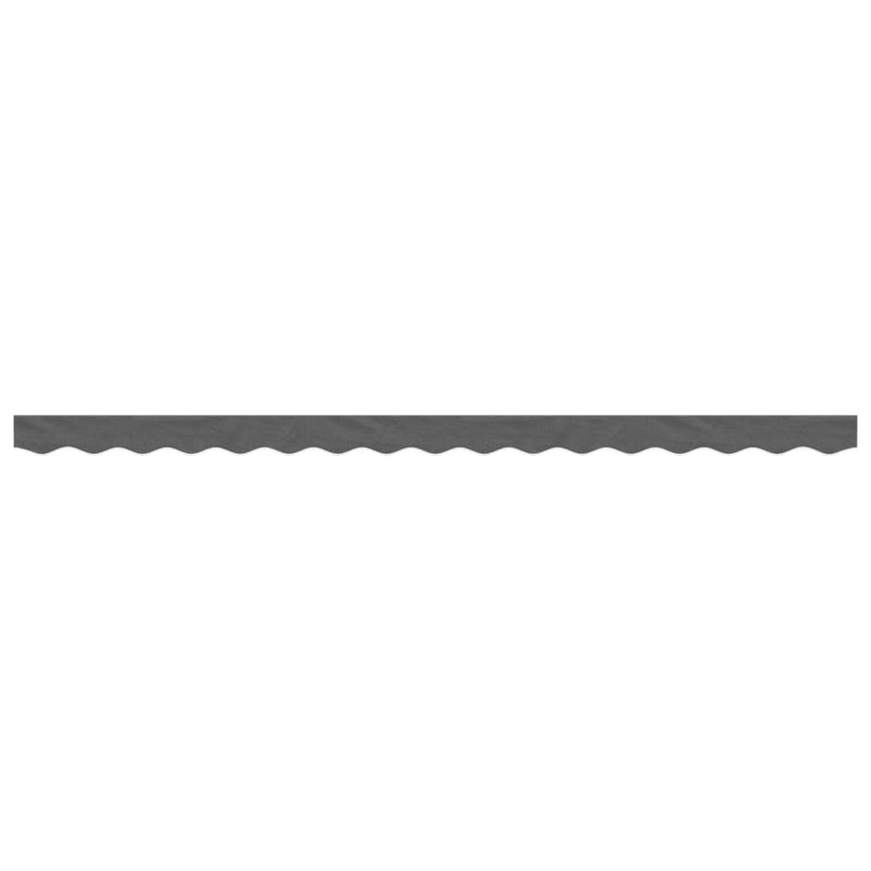 Load image into Gallery viewer, Vidaxl vervangingsdoek voor luifelrok gestreept 4 m antracietkleurig