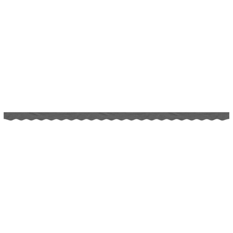 Load image into Gallery viewer, Vidaxl vervangingsdoek voor luifelrok gestreept 5 m antracietkleurig