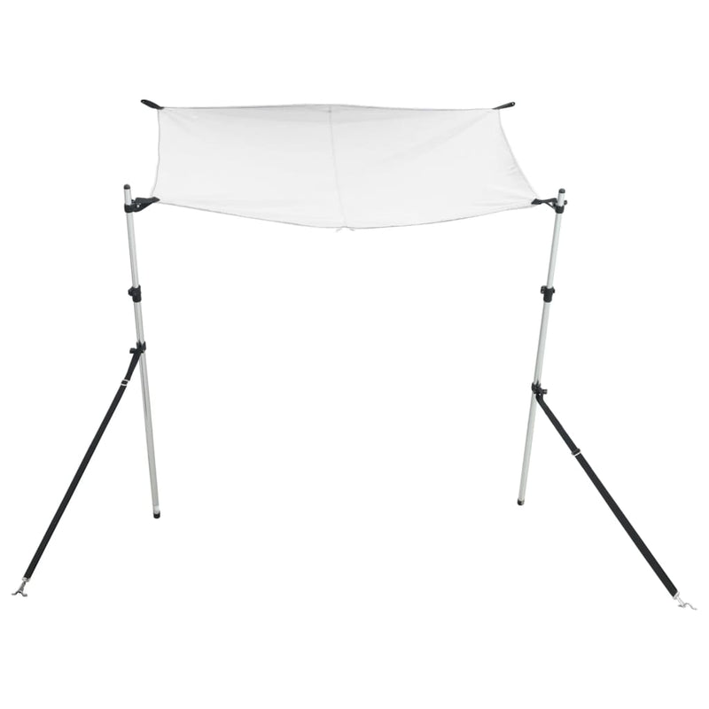 Load image into Gallery viewer, Vidaxl schaduwdoek t-top 170x208x(115-183) cm wit