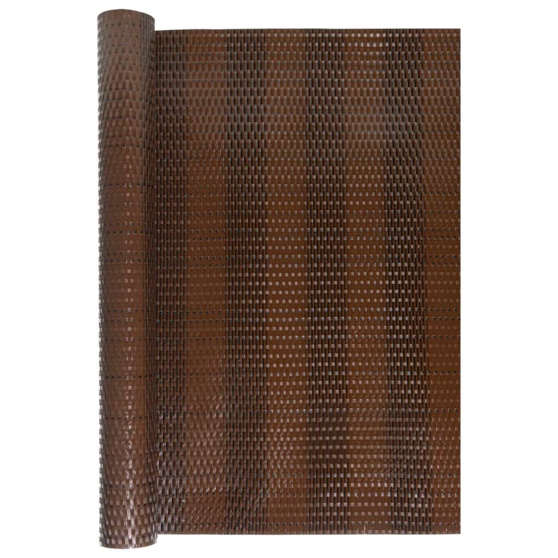 Load image into Gallery viewer, Vidaxl balkonscherm 600x100 cm poly rattan bruin en zwart