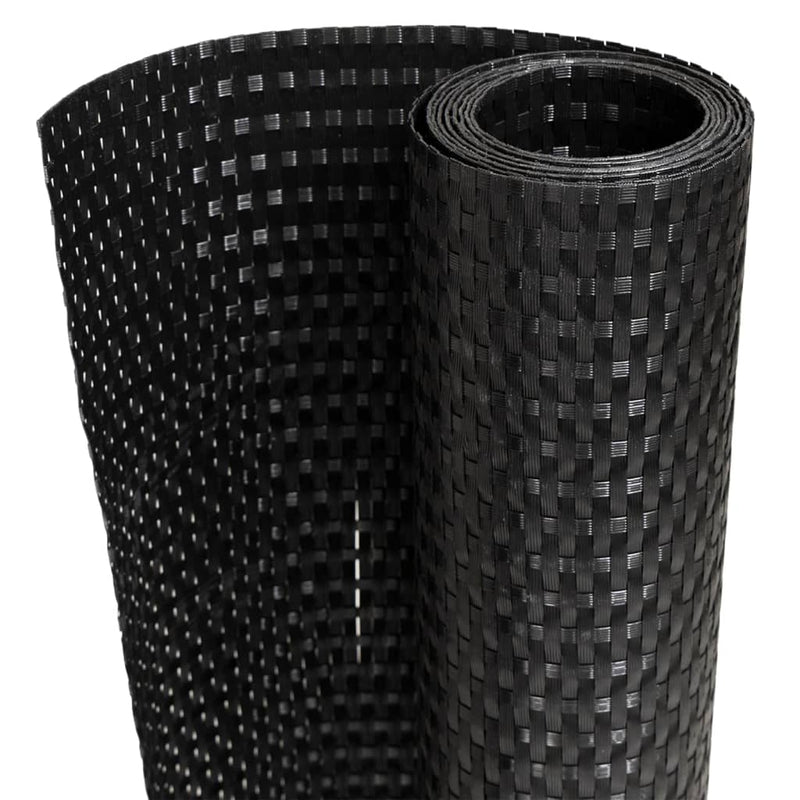 Load image into Gallery viewer, VidaXL Balkonscherm 1000x100 cm poly rattan zwart