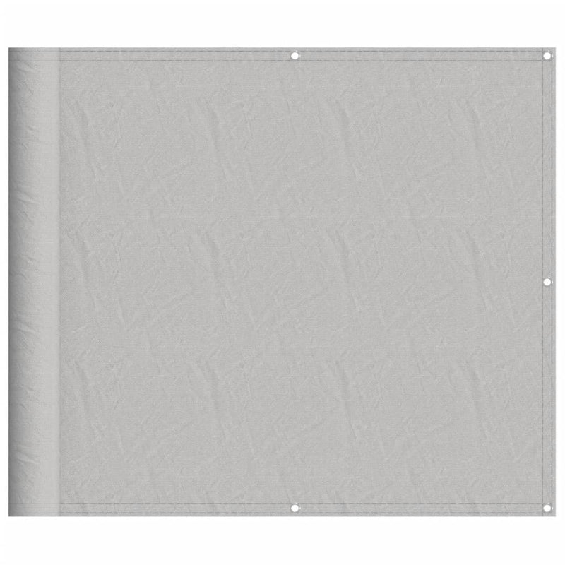 Load image into Gallery viewer, Vidaxl balkonscherm 90x500 cm 100% oxford polyester lichtgrijs